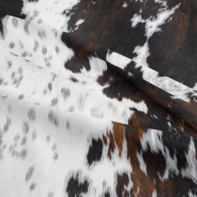 Tailor Shop Black White Cow Print Comforter Set Full, Western Farmhouse Cow Print Bedding in A Bag, Rustic Cowhide Comforter Set with 2 Matching Pillowcases Bedroom Decor…