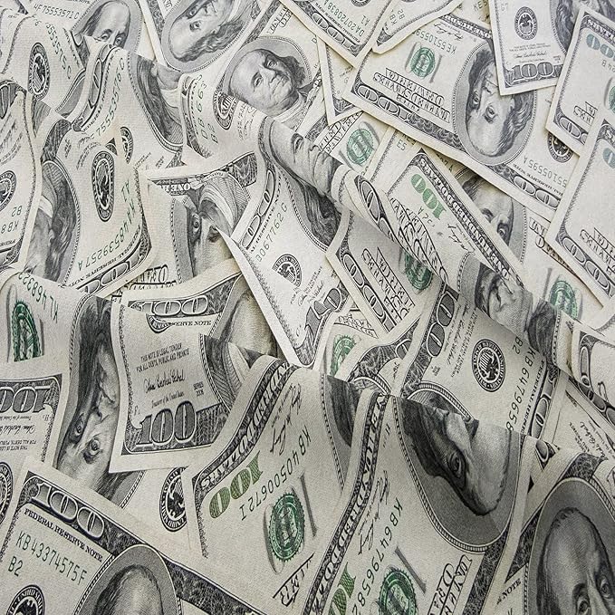 Tailor Shop Dollar Money Comforter Set for Boys Kids Ultra Soft Microfiber One Hundred Dollar Cash Money Bedding Sets Twin Size with 1 Comforter and 1 Pillowcase Home Decoration