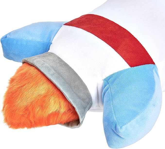 Amazon Basics Kids Room Décor, Space Rockets Decorative Pillow - Spaceship, Polyester, Assorted, 16.5" x 4"