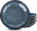 Stone Lain Mirella 4-Piece Pasta Bowl Set Stoneware, Microwave and Dishwasher safe, Blue