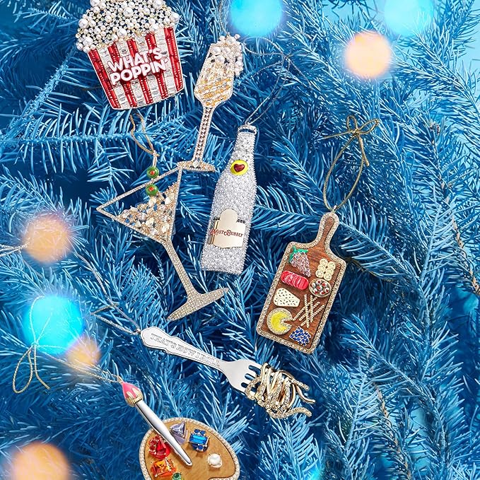 2025 Christmas Ornaments for Christmas Tree Decorations, Artist Drawing Palette Ornament, Hanging Keepsake Gifts for Sisters Mom Grandma Women