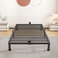 ROIL 7 inch Twin Bed Frames with Round Corner Legs Mattress Retainers 3500LBS Heavy Duty Steel Slats No Box Spring Needed Platform Noise-Free Easy Assembly