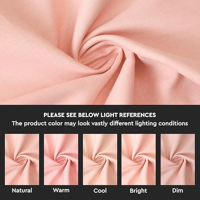 Encasa XO Throw Pillow Covers 16x16 in Set of 2 Powder Pink | No Inserts | Cotton Pillow Covers for Living Room, Bed, Sofa, Couch | Decorative Cushion Covers with Improved Zippers