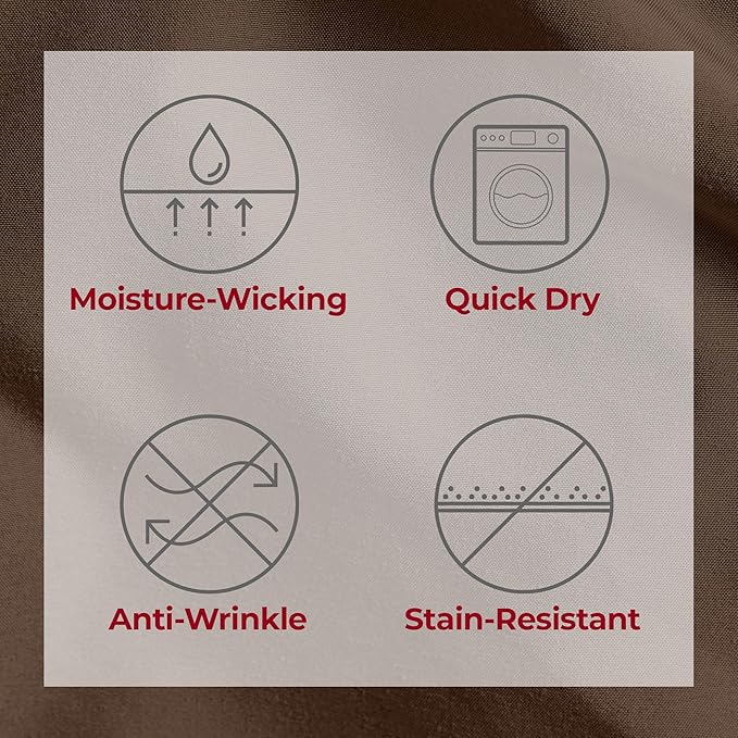 Mellanni Twin Sheets Set - 3 PC Iconic Collection Bedding - Hotel Luxury, Extra Soft, Cooling Bed Sheets - Wrinkle, Fade, Stain Resistant (Twin, Brown)