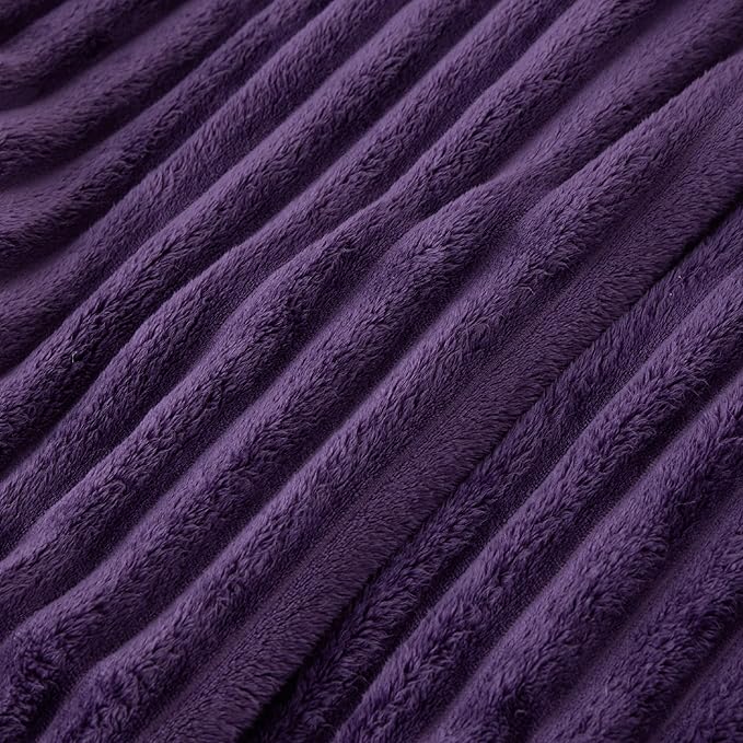 Bedsure GentleSoft Purple Full Blanket for Bed - Cozy Soft Blankets for Women, Cute Large Throws for Girls, 84x90 Inches