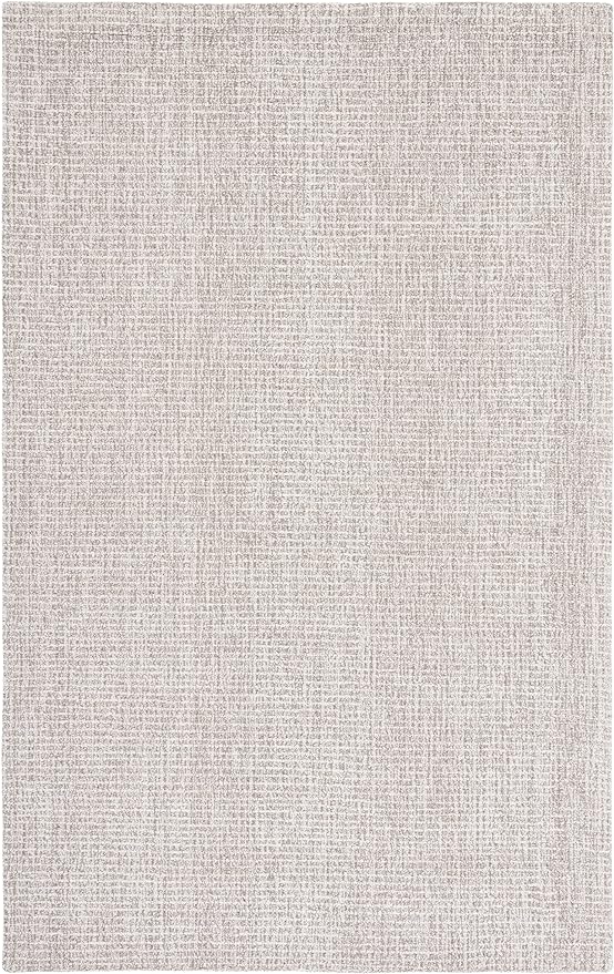 SAFAVIEH Abstract Collection Accent Rug - 2' x 3', Ivory & Grey, Handmade Wool, Ideal for High Traffic Areas in Entryway, Living Room, Bedroom (ABT468G)