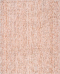 SAFAVIEH Abstract Collection Area Rug - 10' x 14', Beige & Rust, Handmade Wool, Ideal for Living Room, Bedroom, Dining Room (ABT468A-10)