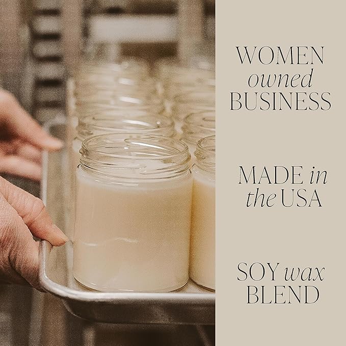 Sweet Water Decor Not A Day Over Fabulous Candle | Jasmine, Rosemary, Sea Salt, and Honey Scented Spring Soy Candles for Home | 9oz Clear Jar + Gold Lid, 40+ Hour Burn Time, Made in The USA