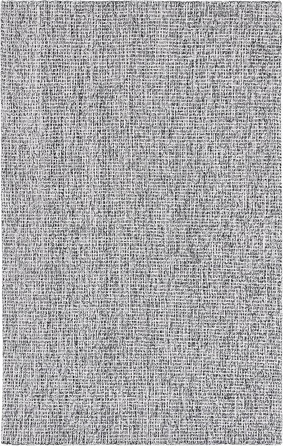 SAFAVIEH Abstract Collection Accent Rug - 2' x 3', Black & Ivory, Handmade Wool, Ideal for High Traffic Areas in Entryway, Living Room, Bedroom (ABT468Z)